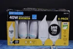 Feit Electric 40w Replacement Energy Saving Compact Fluorescent 6-pack. Fixed Price $14.95.