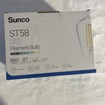 Sunco St58 Led Filament Bulb 850 Lumens 6 Pack 07 Wattage. Fixed Price $20.00.