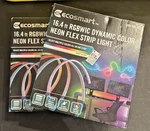 *2-pack* Ecosmart 16.4 Ft. Smart Rgbwic Dynamic Color-neon Flex Strip Light. Fixed Price $42.38.