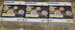 (3) Philips 4 Led Lit Hanging Spheres Warm White Indoor Outdoor Christmas Euc. Fixed Price $159.31.