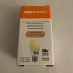 Amazon Basics Smart A19 Led Light Bulb, Dimmable Soft White, 2.4 Ghz Wi-fi, 60w. Fixed Price $9.74.