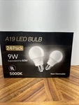 Dalattin 24pk Led A19 Bulbs Daylight White 5000k, 60w Equivalent. Fixed Price $35.00.