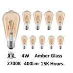 Cwi Lighting Bulbs 4w Led Bulb, Amber - St19k2700w4-10. Fixed Price $56.00.