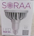 Soraa 18.5w Led Par30l 3000k 36 Degree - E26 Base By Bulbrite. Fixed Price $10.36.