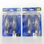 Chandelier Bulbs 2 Pack 40 Wart Soft White Clear New. Fixed Price $12.95.