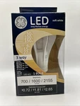 8x Ge Led Soft White 3 Way Bulb A21, 50/100/150 Watt Replacement, New In Box. Fixed Price $24.99.