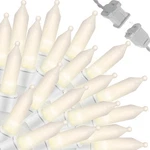 Lamphome 100 Count White Frost Christmas Lights,mini Clear Lights 21ft .... Fixed Price $18.00.