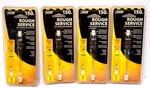 Lot Of 4 Feit Electric 150-watt / 130-volt Rough Service Double-end T3 Bulb New. Fixed Price $25.95.