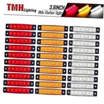 (pack Of 30) Ledvillage 3.8 Inch 10 Amber + Red White Side Marker. Fixed Price $33.65.