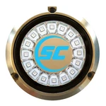 Surface Mount 7000lm 10-30v Clear Lens 16 Bimini Blue Led Boat Underwater Light. Fixed Price $682.95.