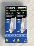 Philips Compact Fluorescent Lamp Pl-t 42w 835/4p/ll/a 3200 Lot Of Two. Fixed Price $7.99.