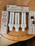 3- Ge Biax D 13w 2 Pin Gx23-2 Light Bulb General Electric Fluorescent Lamp Spx35. Fixed Price $6.99.