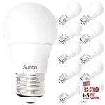 Sunco A15 Led Light Bulbs 10 Pack 60w Equivalent, 800 3000k Warm White. Fixed Price $36.44.