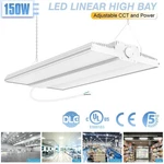 Kukupoo Led Linear High Bay Light Fixture 150w 4.5/5/5.7k Warehouse Factory Lamp. Fixed Price $80.74.