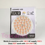 Ikea Ledare Gx53 Led Bulb 1000 Lumen 2700 K Dimmable 803.650.91, New. Fixed Price $13.85.