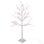 White Display Tree With Pink Globe Lights. Fixed Price $199.99.