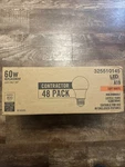 Ecosmart 60-watt Equivalent A19 Led Light Bulb Soft White (48-pack). Fixed Price $30.00.