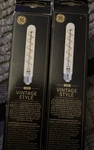 Ge 60w Vintage Style T9 Led Tube Light Bulb Amber Glass 2 Boxes.. Fixed Price $19.50.