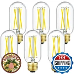 Leools T14 Led Bulb 6w E26 Dimmable 60w Equivalent 4000k 650lm Edison Ac120v (6. Fixed Price $35.98.