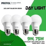 Protol Led Light Bulb 9w 1300 Lumens Pure White 75w Equivalent A19 Daylight. Fixed Price $14.99.