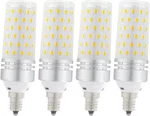 4 Pk E12 Led Bulbs Candelabra 100 Watt Equivalent Warm White 3000k 16w. Fixed Price $10.99.