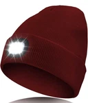 Biuonk Store Unisex Led Beanie Hat With Light, Usb Rechargeable Headlamp. Fixed Price $11.11.