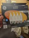 Ge Lighting 92677 Decorative Led Light Bulbs, Soft White, Clear, 300 Lumens,. Fixed Price $16.00.