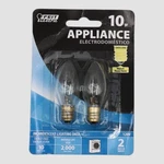 Feit Electric 2 Bulb Appliance 10w 120v (untested). Fixed Price $5.99.