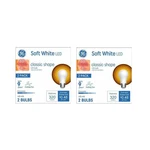 2 Pack Ge Soft White Led Classic Shape Ceiling Fan Light Bulbs 40w 320 Lumen A15. Fixed Price $4.99.