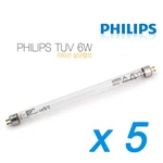 Philips Tuv 6w G6 T5 Bulb Lamp Germicidal Tube Ultra Violet Uv Filter 5 Pcs. Fixed Price $46.90.