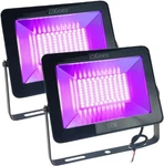 2 Pack 50w Uv Ultraviolet Black Light 12v 24v 36v Low Voltage For Halloween Blac. Fixed Price $77.16.