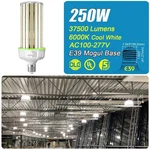 Kukuppo 1000w Equivalent Led Corn Bulb Light 250w E39 Base For Warehouse Parking. Fixed Price $91.67.