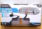 12" Vehicle Magnetic Amber Light - 36 Watt 24 Led's New 16ft Dc Cord. Fixed Price $28.94.