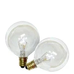 Satco S3727 2-pack 25w Clear G16.5 25 Watt Light Bulb E12 Base Incandescnt. Fixed Price $9.99.