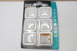 (6-pk) Integrated Led Puck Lights With Remote Control 80 Lumens. Fixed Price $8.93.