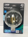3911450 Feit Enhance G25 E26 (medium) Filament Led Bulb Daylight 40 Watt 2 Bulbs. Fixed Price $8.50.