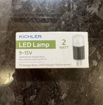 Kichler Led Lamp Bulb Landscape Lighting 18204 2w T5 Wedge Base 2700k. Fixed Price $25.00.