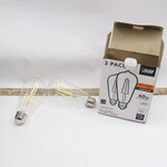 (2-pk)feit Electric Led Light Bulb Soft White 2700k E26 St19 Dimmable. Fixed Price $3.46.