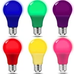 Led Colored Light Bulbs 9watts (60w Equivalent), E26 Base For Wedding Hallowe.... Fixed Price $32.80.