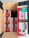 Sylvania Cf20el/830/med/1 Compact Fluorescent Bulbs - Nos Box Of 6. Fixed Price $47.99.