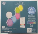 Ge 6 Hexagon Hex Led+ Light Panels, Remote & Usb Cord - New In Box Combo Ship. Fixed Price $22.50.
