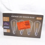 (4-pk) Yansun St58 Edison Led Light Bulbs Warm White 2700k Lsfb04004w6e26. Fixed Price $26.99.