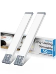 Hiboitec Under Cabinet Lighting Rechargeable Short, Silver (cool White Light). Fixed Price $32.24.