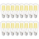Sunco 16 Pack Dusk To Dawn Indoor Residential Vintage Led Edison Bulbs 75w Eq.... Fixed Price $43.99.