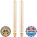 Beonllay T300 T10 Long Tubular Led Light Bulb 40w Equivalent E26 Amber Vintage D. Fixed Price $45.56.