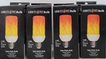 Ez Illuminations Led Flame Bulb - Tube Style Halloween Warm White Pack Of 4 New. Fixed Price $22.99.