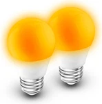 Amber Sleep Light Bulb, Blue Blocking, 1800k Warm Bulb 25-40w Equiva. Fixed Price $14.15.