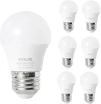 Kinur Small Led Ceiling Fan Light Bulbs, 6 Watt A15 Bulb E26 Daylight 5000k. Fixed Price $16.43.