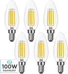 Luxrite Candelabra Led Light Bulbs 6 Count (pack Of 1), 5000k (bright White). Fixed Price $85.88.