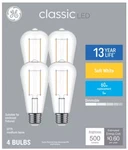 Ge Classic Soft White Led Bulbs, St19 Edison, 60w Equivalent Using Only 5. Fixed Price $16.77.